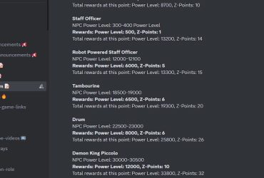 Odkaz na Trello a Discord Budokai Z - Roblox | Ultimate Gaming Community