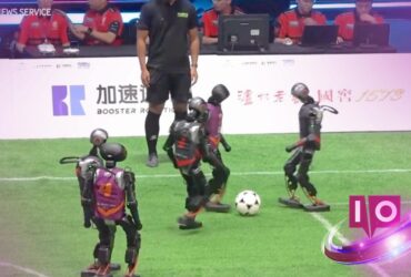 AI humanoidní roboti hrají fotbal jako Mbappé – sledujte akci!