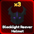 Vybavení Blacklight Reaver Helmet z Anime Rangers X Roblox.