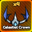 Vybavení Celestial Crown z Anime Rangers X Roblox.