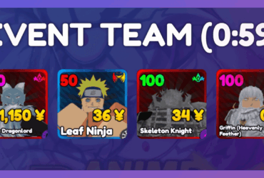 Průvodce týmem Top Anime Rangers X Swarm Event (0:59-1:20 CT)