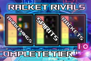 Žebříček Racket Rivals: Nejlepší duchové, probuzení a rakety seřazeny