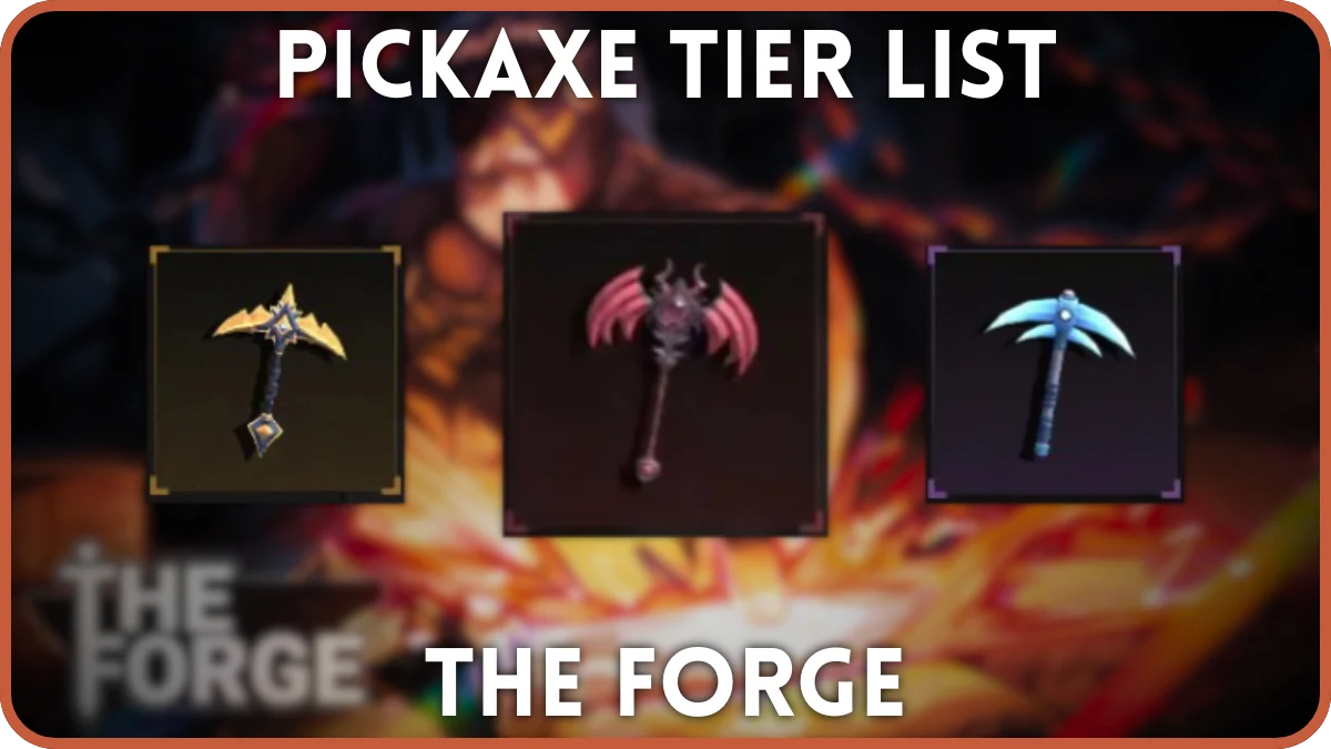 Konečný seznam tříd pickaxe a průvodce progresí [BETA]