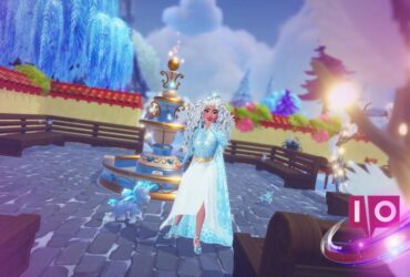 Vyřešte hádanku s čokoládovou fontánou na Zimním plovoucím festivalu v Disney Dreamlight Valley